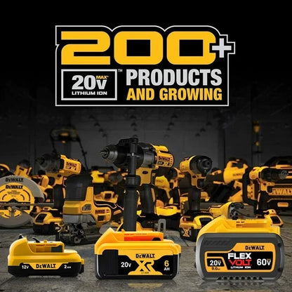 Nova Bateria Dewalt 100% Original 6Ah 20V para Ferramenta Elétrica DCB206 DCB206 20V Bateria DCB205 DCB200