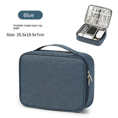 Portable USB Data Line Charger Storage Bag Travel Cable Organizer Waterproof Cable Storage Bag Digital Electronic Organizer