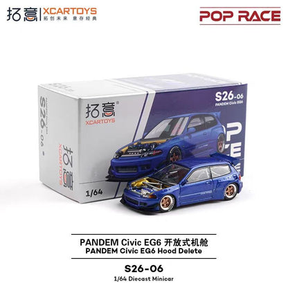 POP RACE 1/64 Porsche RWB Skyline GTR PANDEM DATSUN Mazda RX7 Toyota Coleção de Carros Miniatura de Liga Fundida em Vitrine