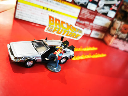Tomy De Volta Para o Futuro Filme Boneco de Ação Brinquedo Colecionável Presente Modelo de Carro Exclusivo Enfeite Cápsula de Brinquedos