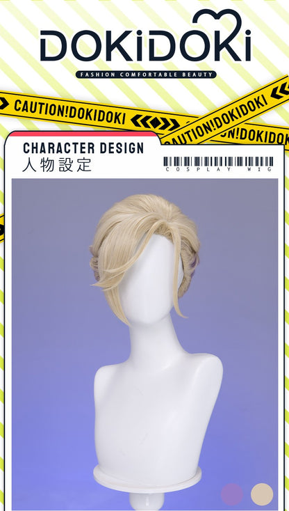 ?Ready for Ship?Idia Malleus Leona Vil Crowley Wig Game Cosplay DokiDoki Men 120cm Long Hair Fiber Idia Halloween  Free Wig Cap