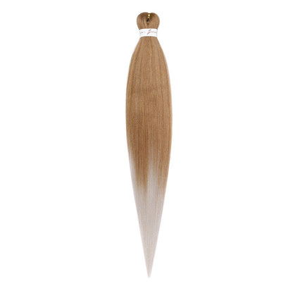 Cabelo Sintético Trançado Pré-esticado Profissional Sem Coceira Fibra Que Sela Em Água Quente 30'' Ombre Textura Yaki Extensões de Cabelo para Trança