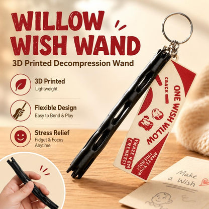 3D Printed One Wish Willow Keychain Breakable Lucky Token 13cm Retro Box for Wedding/Birthday  ?