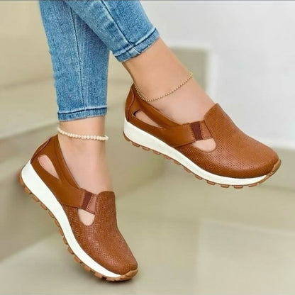 Mocassins Femininos de Malha Tênis Casuais Primavera Verão Confortáveis Sapatilhas Vulcanizadas Femininas Sem Cadarço Zapatos De Mujer