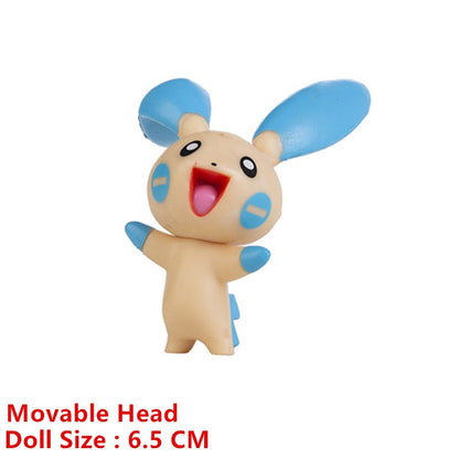 Pokémon 4-13cm Novos Desenhos Animados Filme Anime Figura Pikachu Mewtwo Charmander Blastoise Gurado Pet Ação Modelo Brinquedo Presentes