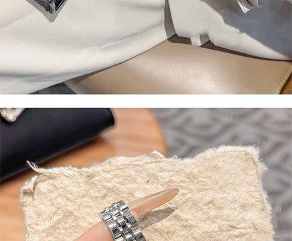 GEDI Square Watch Stainless Steel Gold Vintage Watches for Woman Luxury Elegant Waterproof Quartz Wristwatch Gifts Girlfriend