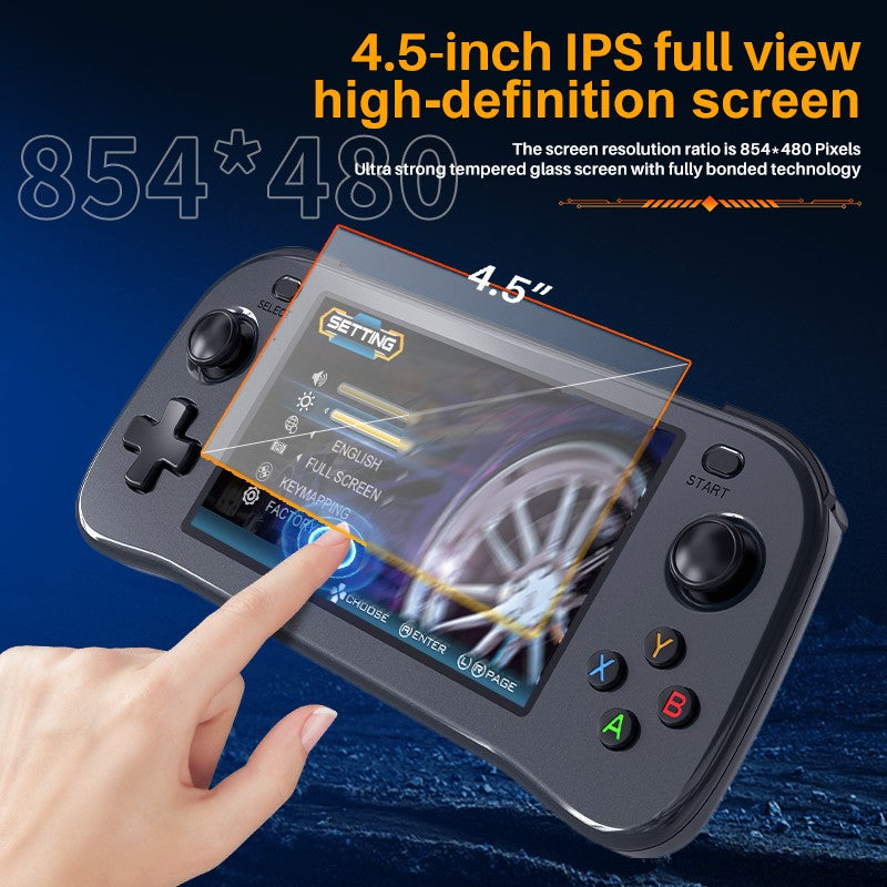 Portable Retro Game Console SF3100 With 4.5" IPS HD Screen,3000mAh Battery.Handheld Video Game Console Support 14 Emulators