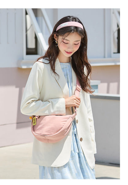 Semir Crossbody Bag Women 2025 New Chest Bag Macaron Color Dumpling Bag  Minimalist Waist Pack Shoulder Purse
