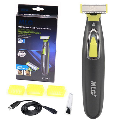 Face & Body Electric Shaver for Men Washable Beard&Body Trimmer Wet Dry Ball Electric Razor Face Shaving Machine Rechargeable