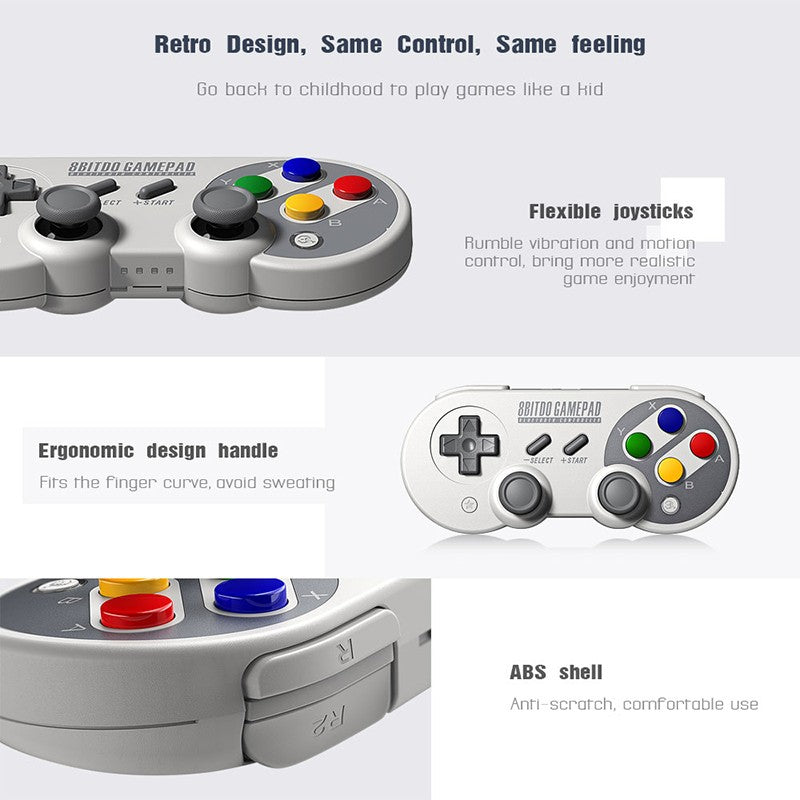 8Bitdo SN30 Pro Gamepad with Hall for Nintendo Switch MacOS Android Controller Wireless Bluetooth Controller Joystick For NS OLE