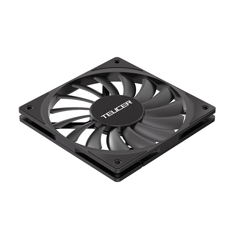 TEUCER TE-12012 Ultra-thin Cooling Fan 120x120x12mm Ultra-thin Size Low Noise 4PIN PWM For Desktop Computer CPU Cooler