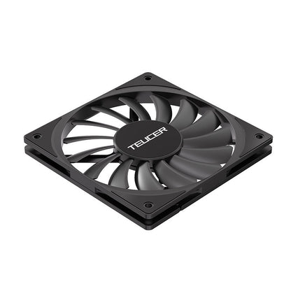TEUCER TE-12012 Ultra-thin Cooling Fan 120x120x12mm Ultra-thin Size Low Noise 4PIN PWM For Desktop Computer CPU Cooler