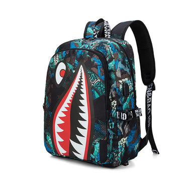 Bookbag for Middle Shark Pack Backpack Boys for Kids School Bags Travel Back