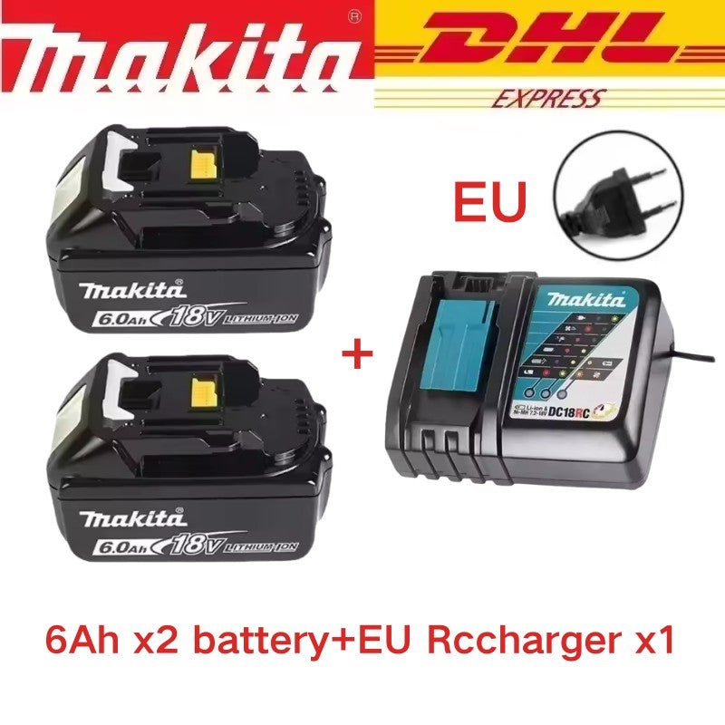 Parafusadeira/Furadeira de Impacto a Bateria Makita DDF487 18V, sem Escovas, Ferramenta Elétrica Recarregável