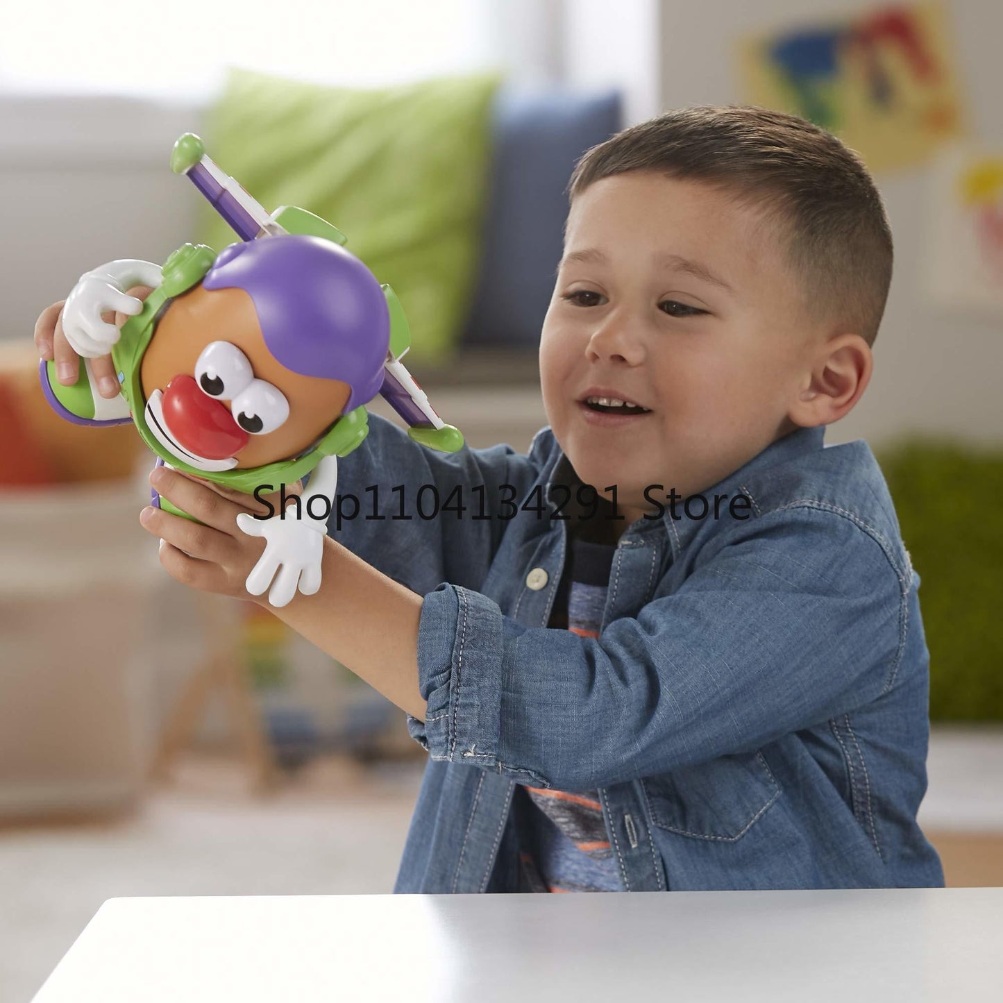 Coleção Original Disney Toy Story 4 Mr. Potato Head Mini Kit de Quatro Bonecos de Ação de Cinco Peças para Crianças Presente