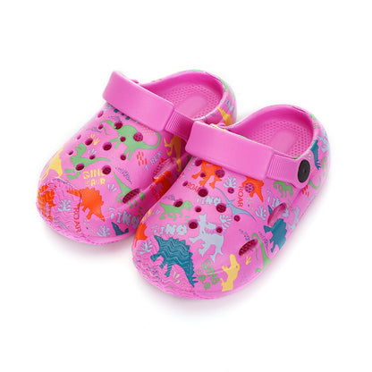 Boy Girls Sandals Cartoon Printed Shoe Toddler Shoes Soft Sole Slippers Kids Breathbale Summer Beach Shoe Toddler Shoes