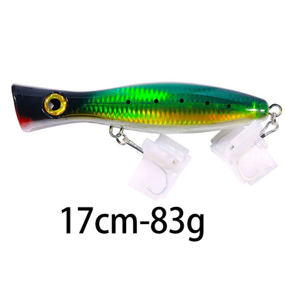Iscas de Pesca Popper Topwater 11cm 23g 13cm 43g Pesca Boia Artificial Pesca de Baixo, Lúcio, Carpa, Wobbler, Artigos de Pesca