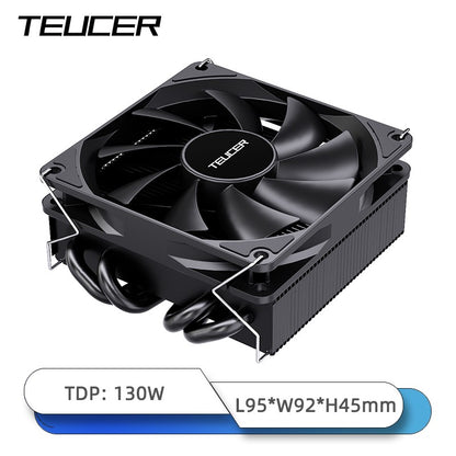 TEUCER UT45 Series CPU Cooler 45mm ITX Case Air Cooling Radiator with UT12015 FDB Fan for AM5 AM4 and LGA1700 1200 2011 for X99