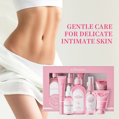 5 unidades/conjunto KORMESIC Kit de cuidados íntimos femininos diário, rotina de pele, lavagem de beleza, banho, clareamento, delicado, suave