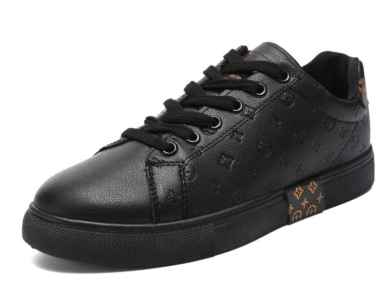 Brand Men Leather High-Top Skateboarding Shoes Men's Sneakers Male Flats Non-Slip Sport Shoes Zapatillas Hombre Mens Footwear