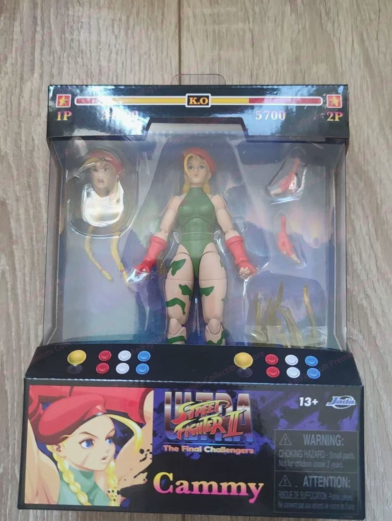JADA Street Fighter 1/12 JADA Boneco Articulado Deejay Brinquedo Figura