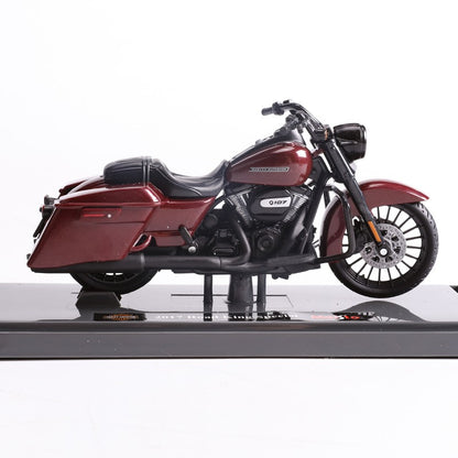Maisto 1:18 Harley-Davidson 2017 Road King Special Modelo de Moto Diecast Brinquedo Colecionável Presente Funcional