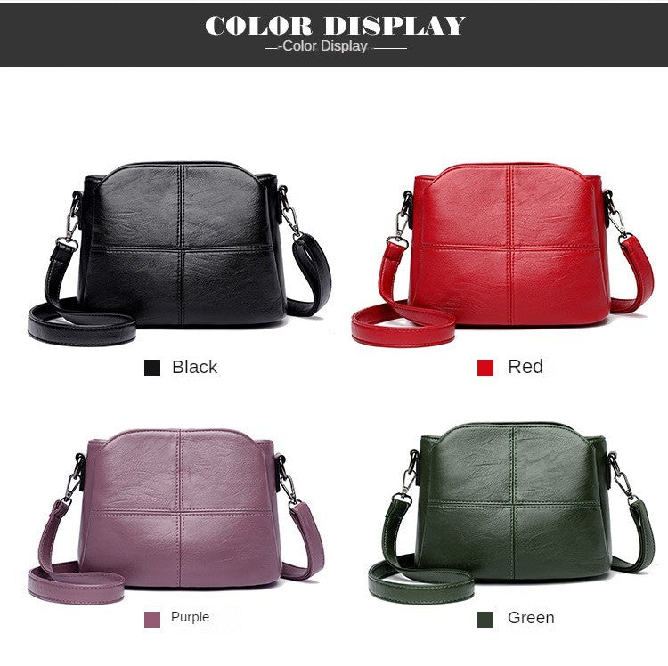 Women's Bags Retro Design Crossbody Bag Trend Quality PU Leather Bucket Shoulder Bags Small Handbags for Women
