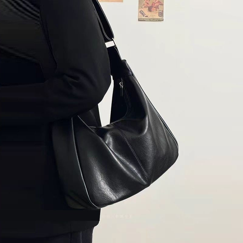 Fashion Soft PU Leather Tote Bags for Women Trend Female Simple Large High Capacity Shoulder Women Handbags Messenger Bags