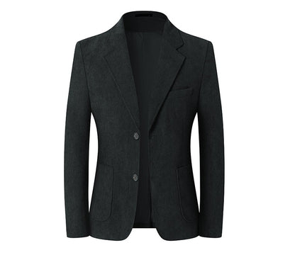 Blazer Hombre High-quality Men's Fashionable Corduroy Jacket Business Casual Social Banquet Formal Suit Jacket Plus Size Blaze