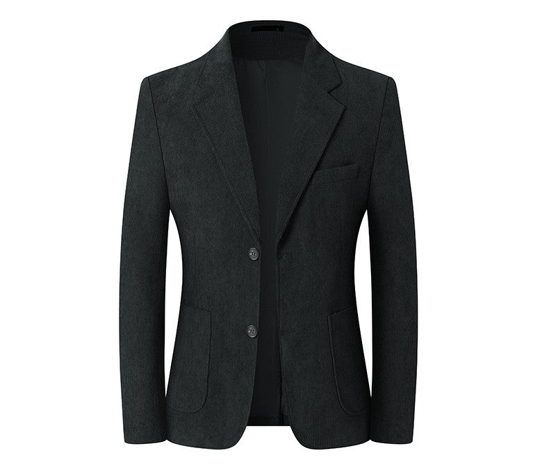 Blazer Hombre High-quality Men's Fashionable Corduroy Jacket Business Casual Social Banquet Formal Suit Jacket Plus Size Blaze