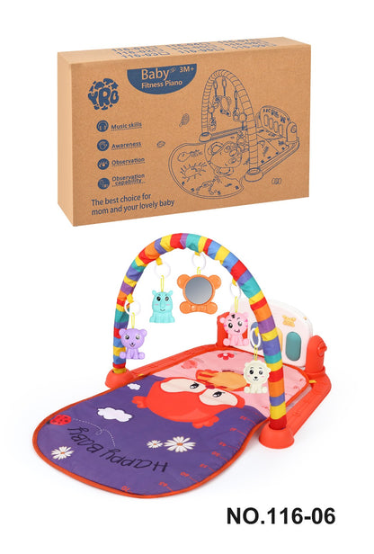 Tapete de Atividades para Bebê Multifuncional, Ginásio de Fitness, Brinquedo Musical, Educacional, para Engatinhar, Presente para Crianças