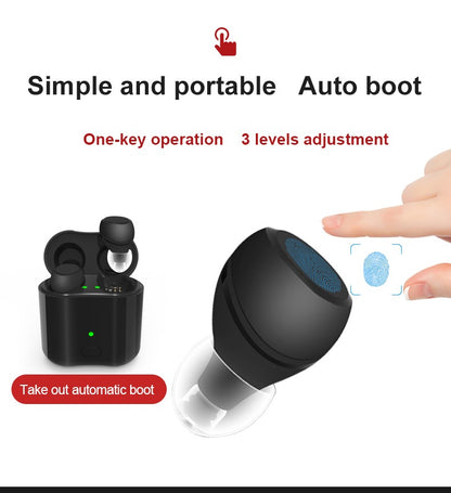 2025 Hearing Aid Rechargeable Hearing Device CIC Ear Hearing Aids for The Elderly Audifonos Sound Amplifier for Deafness