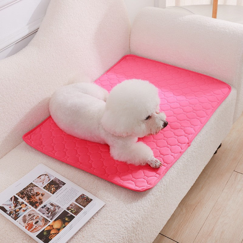 Tapete Higiênico Reutilizável Para Cães Almofada Lavável Para Cães Almofada De Treinamento À Prova D'água Tapete Absorvente De Urina Para Assento De Carro Chão Sofá