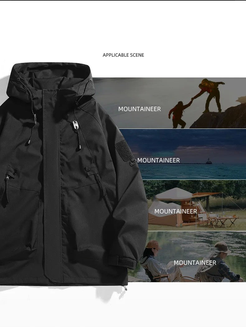 Unisex Outdoor Waterproof Jacket Windbreaker Coat Autumn Breathable Fishing Camping Windproof Jackets Men Women Clothing