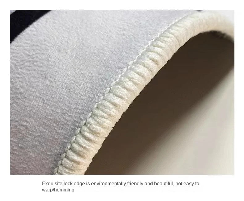 VIKAMA Christmas Two-Piece Rug Set American-Style Printed Holiday Party Decor Rug Kitchen & Bathroom Absorbent Rug