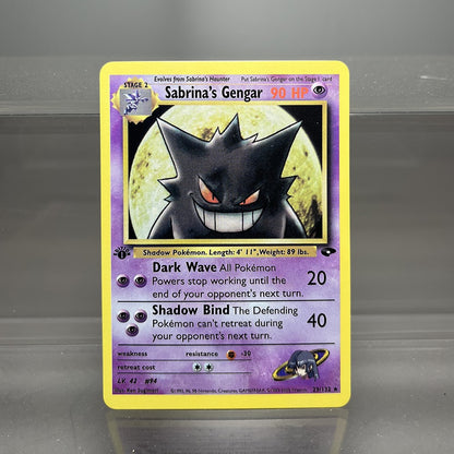 Cartas PROXY PKM Gym-Challenge/Neo-Genesis Lugia Typhlosion Rocket's Mewtwo PTCG Foil Game Collection Cards Game Toys