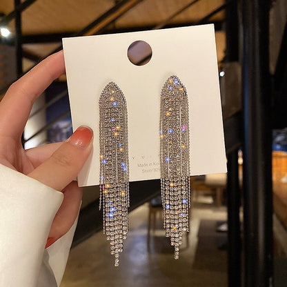 Nova Tendência de Moda Design Exclusivo Elegante e Requintado Brincos Retangulares de Zircônia Para Mulheres Joias Festa de Casamento Presentes Premium