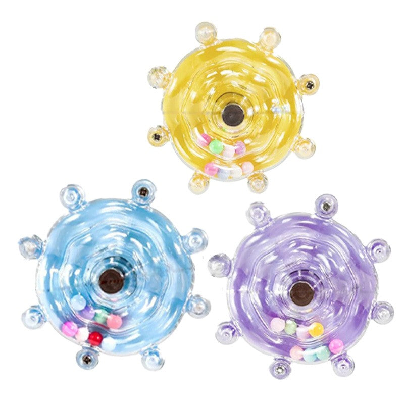 Roda Papagaio Brinquedo Interativo para Papagaio Plataforma Giratória para Pássaros Brinquedos para Pendurar Bola Sonora Brinquedos Suporte para Brincadeiras Acessórios para Gaiolas Suprimentos para Animais de Estimação Pássaro