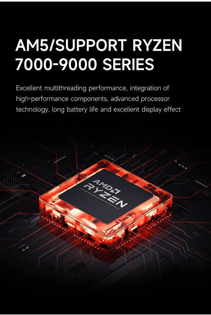 HUANANZHI B650M B PRO AMD AM5 Motherboard Support Ryzen R5 R7 7000 8000 9000 Series M.2 NVME WIFI Dual Channel DDR5 EXPO RAM