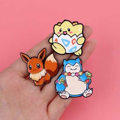 Japanese Anime Monsters Lapel Pins for Backpack Brooch on Clothes Enamel Pin Game Badges Jewelry Accessories Fans Gifts