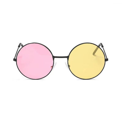 Men Spamton Cosplay Glasses Boss Spamton Cosplay  Mixed Color Sunglasses Cos Prop Round Frame Sunglasses Halloween Accessories