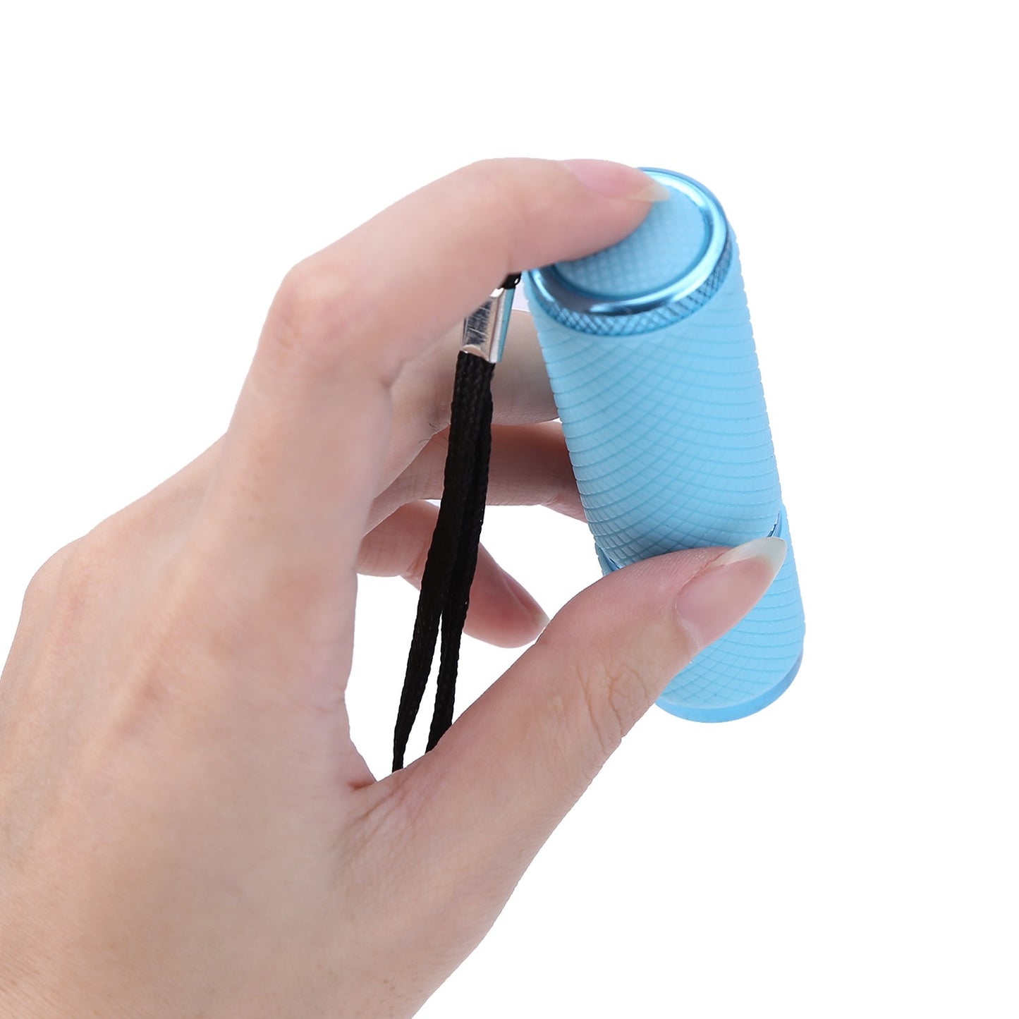 Mini Torch 9 LED Flashlight For Children Adult Aluminum Alloy Night Fishing LED Torch with Lanyard Outdoor Camping Light