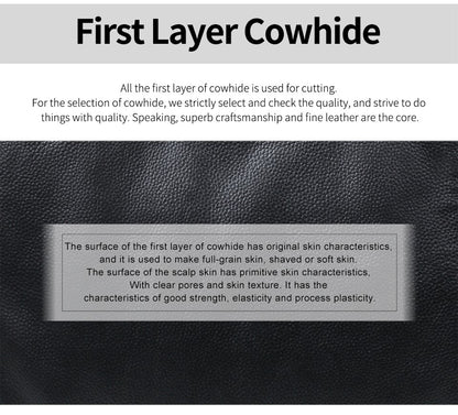 JOYIR Men Briefcases Genuine Leather Handbag 15.6"Laptop Messenger Shoulder Bag for Documents Men's Bag Business Totes 2022