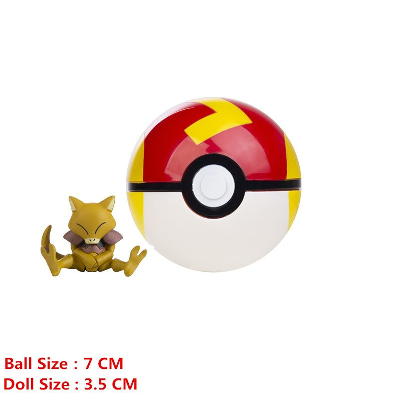 Pokémon Pokeball Com Desenhos Animados Filme Anime Figura Pikachu Charmander Eevee Squirtle Vulpix Qualidade Pet Action Model Brinquedos Presentes