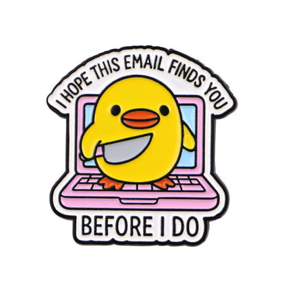 MEMENTO MORI Lapel Pins for Backpack Enamel Pin Cool Men Women Brooch for Clothes Briefcase Badges Jewelry Accessories