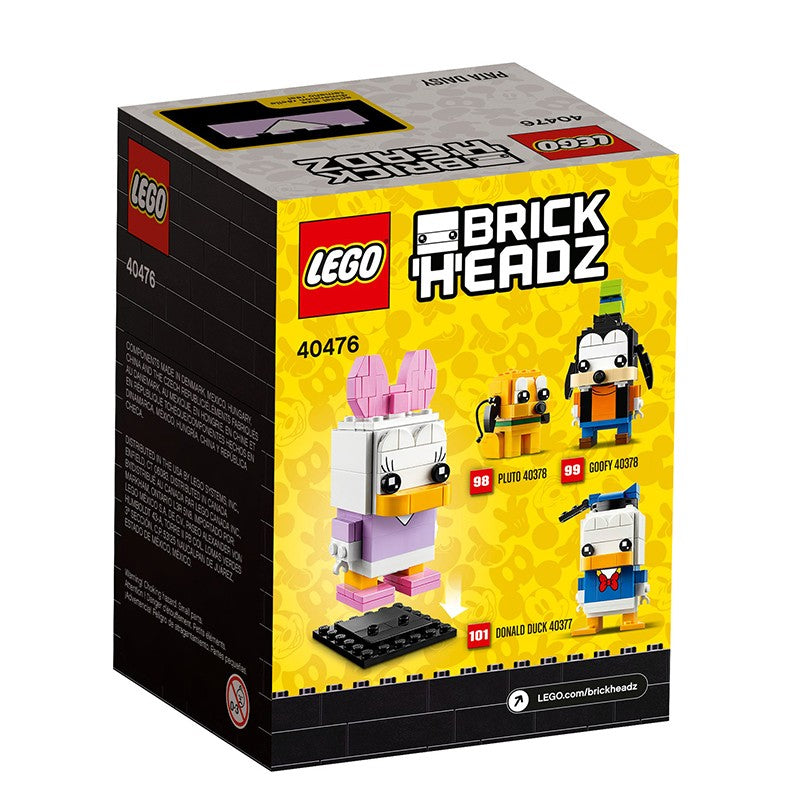 Lego Bloco Fangtouzi Série 40476 Margarida Pato Brinquedo de Montar Quebra-Cabeça Infantil Presente