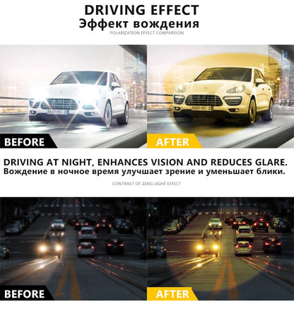 Top Anti-glare Day Night Vision Glasses For Driving Men Polarized Sunglasses Photochromic Driver Goggles Glasses zonnebril heren