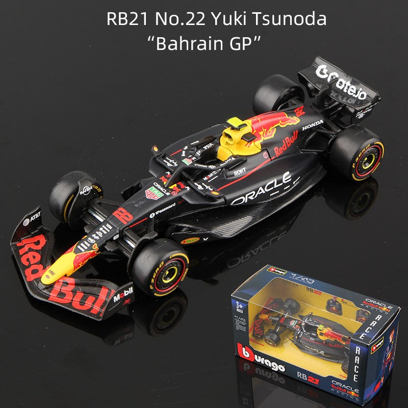 Bburago 1:43 2025 F1 Carro de Liga Modelo Fórmula Corrida Miniatura Brinquedo SF25 RB21 W16 MCL39 Red Bull Mercedes Ferrari McLaren