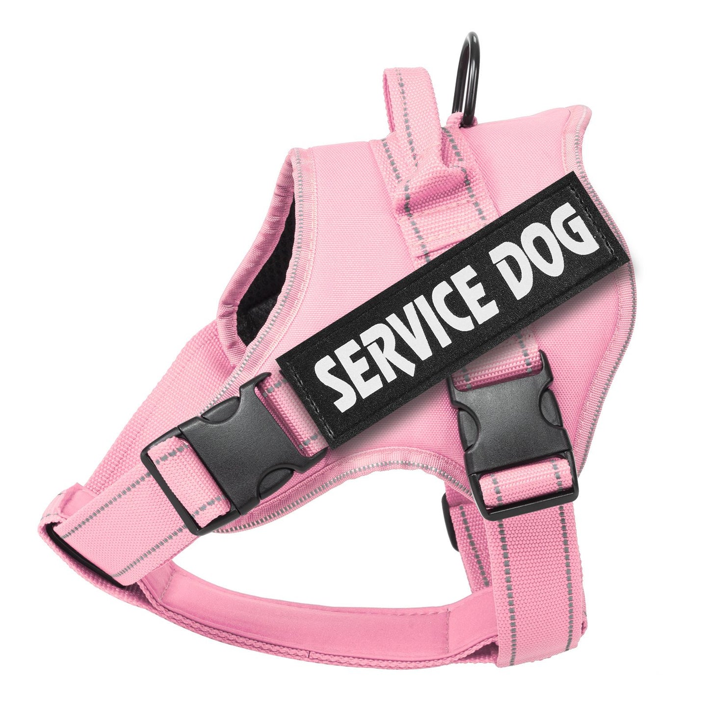 Personalized dog harness custom name tag doberman pinscher breathable adjustable pet harness suitable for medium and large dogs