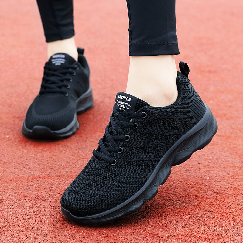 Novos Tênis Femininos Casuais Sapatos da Moda Respiráveis para Caminhada em Malha Sapatos Baixos Femininos 2024 Tenis Feminino Branco Sapatos esportivos femininos